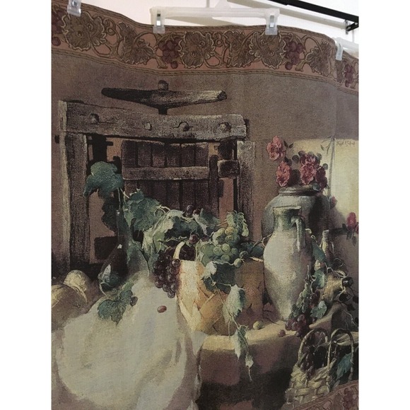 Large Wall Tapestry Wine & Roses Joseph Sulkowski Riddle Home & Gift 42x53" - Picture 2 of 10